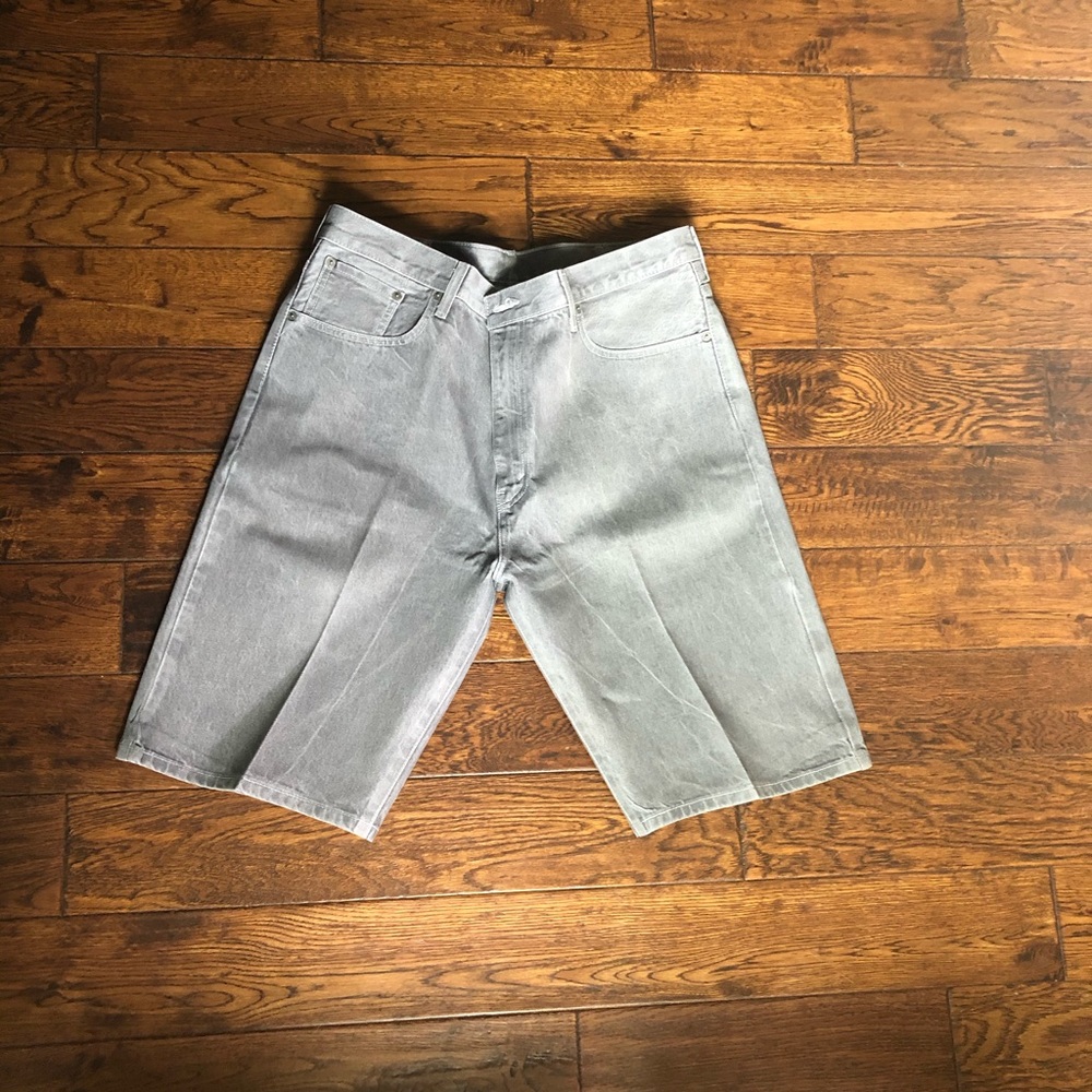 Levi Strauss men’s grey denim shorts